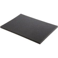 Garnitures De Mousse Pour Valise, Noir, Moyen Densité, 390 X 290 X 16mm, Utiliser Avec Boîtes à Outils Empilables En ( Prix Pour 1 )