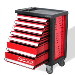 TOPCAR - Servante Complète 7 Tiroirs 383 Pièces - RACING-R7T3M