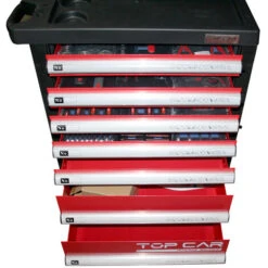 TOPCAR - Servante Complète 7 Tiroirs 383 Pièces - RACING-R7T3M -Stanleyfaco Magasin 12315646 3