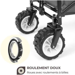 Easy Rider Chariot De Transport Avec Toit Charge 70kg Barre Télescopique Pliant Gris 10 Easy Rider Chariot De Transport Avec Toit Charge 70kg Barre Télescopique Pliant Gris -Stanleyfaco Magasin 12992442 4