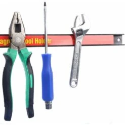 COSTWAY Lot De 3 Barres Magnétiques Professionnelles Porte Outil Avec Une Longueur De 46 CM Et Charge Max. 10 KG Pour Chaque Barre -Stanleyfaco Magasin 13413207 3