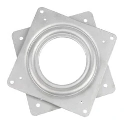 Tournette à Billes - Dimensions : 100 X 100 Mm - Rotation : 360° - Epaisseur : 8 Mm - Diamètre : 55 Mm - Charge : 130 Kg - Matériau : Acier - Décor : Zingué - ITAR