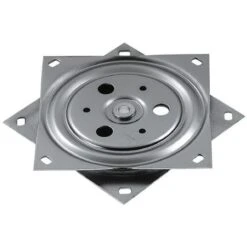 Plateau Tournant à Billes - Rotation : 360° - Matériau : Acier - Dimensions : 150 X 150 - Epaisseur : 12 Mm - Charge : 100 Kg - Décor : Zingué - ITAR