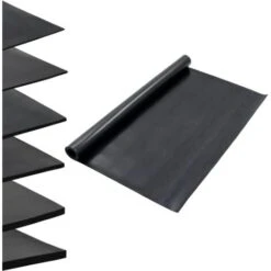 Tapis En Caoutchouc Antidérapant 1,2x2 M 3 Mm Lisse VidaXL