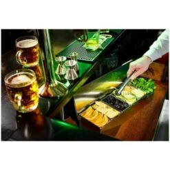 Récipient À Ingrédients En Acier Inoxydable Gn 1/4 Bar 6 Inserts Boîte Pizzéria -Stanleyfaco Magasin 13814817 4