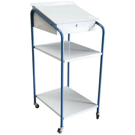 Fimm - Pupitre D'atelier Mobile 2 Plateaux 4 Roulettes Diam 50 Mm 3 Fimm - Pupitre D'atelier Mobile 2 Plateaux 4 Roulettes Diam 50 Mm