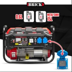 Groupe électrogène Max 2800W - Essence - 2 Prises - AVR - Brick -Stanleyfaco Magasin 14830928 3