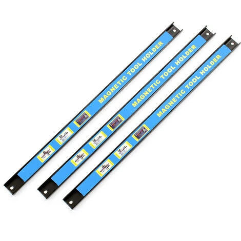 Barre Porte- Outils Aimantée 46cm - 3pcs. Barre Magnétique Acier Carbone Support Rangement Outillage 6 Barre Porte- Outils Aimantée 46cm - 3pcs. Barre Magnétique Acier Carbone Support Rangement Outillage – Image 4