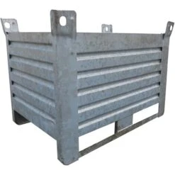 Caisse Palette Métallique Galvanisée 1250x830x910 Millimètres CMU 2 Tonnes