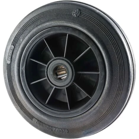 Roue Pleine Ø 200 X 50 Mm Axe De 20 Mm 3 Roue Pleine Ø 200 X 50 Mm Axe De 20 Mm