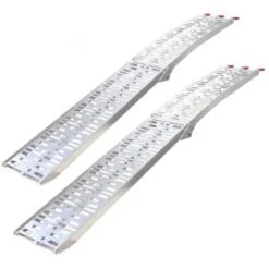 2x Rampe De Chargement Moto ATV Pliable Aluminium Rail D'accès 226cm 680kg -Stanleyfaco Magasin 1507959 3