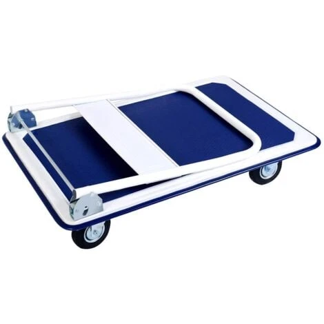 COSTWAY Chariot De Transport 300 Kg Chariot à Plateau Pliable En Acier 90 X 61 X 88 Cm Hauteur Réglable Avec 4 Roues En Caoutchouc 4 COSTWAY Chariot De Transport 300 Kg Chariot à Plateau Pliable En Acier 90 X 61 X 88 Cm Hauteur Réglable Avec 4 Roues En Caoutchouc – Image 2
