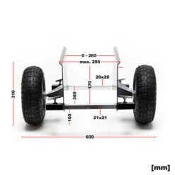 Rouleur De Panneaux 275 Kg Max. Chariot Transport De Plaques Porte- Fenêtres Etc. Avec Pneus Support -Stanleyfaco Magasin 16209378 3