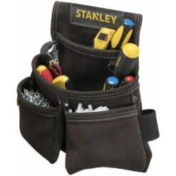 Porte-Outils En Cuir Qualité Supérieure - 4 Poches - STANLEY, STST1-80116 -Stanleyfaco Magasin 16793085 2