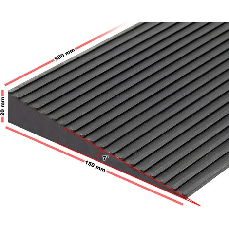 Rampe D’accès 20x150x900mm Fauteuil Roulant & Déambulateur Surface Antidérapante Ajustable Découpage 4 Rampe D’accès 20x150x900mm Fauteuil Roulant & Déambulateur Surface Antidérapante Ajustable Découpage – Image 2
