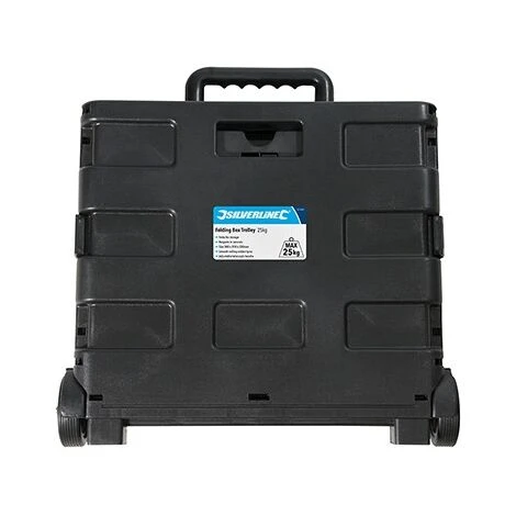 CHARIOT-CAISSE PLIANT 38 X 30 X H36 CM SILVERLINE 633400 4 CHARIOT-CAISSE PLIANT 38 X 30 X H36 CM SILVERLINE 633400 – Image 2