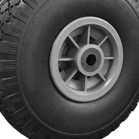 Lot De 2 Roues Increvables 250mm Pour Diable Chariot Alésage Axe 16mm 6 Lot De 2 Roues Increvables 250mm Pour Diable Chariot Alésage Axe 16mm – Image 4