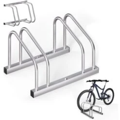 Râtelier Pour 2-6 Vélos Râtelier Support De Rangement Pneu 60mm Au Choix 2 Bikes (en)