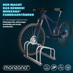 Râtelier Pour 2-6 Vélos Râtelier Support De Rangement Pneu 60mm Au Choix 2 Bikes (en) -Stanleyfaco Magasin 18475221 3