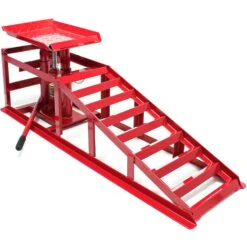 Rampe De Levage Jacks Hydrauliques 2000kg Réglable En Hauteur Pour Pneus à 225mm