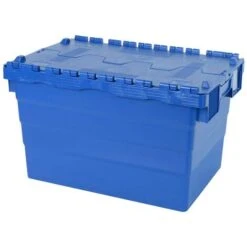 Bac 600x400x365 Avec Couvercle Intégré - Bleu Multiroir