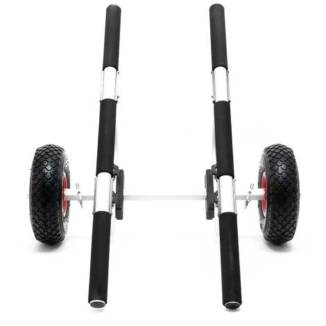 Chariot De Transport Alu 90kg Pour Kayak Canoë Avec Pneumatiques Ø26cm & Largeur Réglable Sécurité 4 Chariot De Transport Alu 90kg Pour Kayak Canoë Avec Pneumatiques Ø26cm & Largeur Réglable Sécurité – Image 2