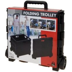 Home & Styling Chariot BASIC Avec Caisse Pliante Noire 30L 18kg -Stanleyfaco Magasin 22937474 5