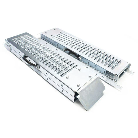 2x Rampe De Chargement Pliable Acier Galvanisé Moto ATV Quad Rail Collision 160x22.5cm 400kg 4 2x Rampe De Chargement Pliable Acier Galvanisé Moto ATV Quad Rail Collision 160x22.5cm 400kg – Image 2