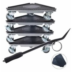 Mucola Chariot élévateur De Meubles DURO 5 Pcs. Set De Transport De Meubles Aide Au Déménagement Rouleaux De Meubles Support De Meubles Rouleaux De Transport De Meubles Glissières De Meubles Système De Trans