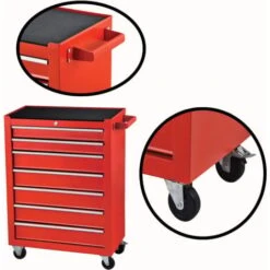 Servante Professionnelle 7 Tiroirs Avec 188 Outils Et Embouts -Stanleyfaco Magasin 23771349 3