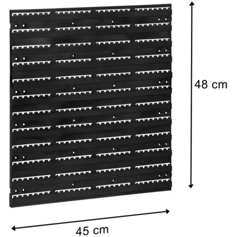Kit De Rangement Mural 45 Pièces Panneau Perforé Et Porte-outils 7 Kit De Rangement Mural 45 Pièces Panneau Perforé Et Porte-outils – Image 5
