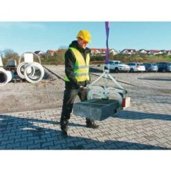 Pince De Levage De Blocs De Béton EXG-Maxi Zone D’atteinte 0-400 Mm Cap.charge 600 Kg Poids Propre 15 Kg, électrogalvanisé -Stanleyfaco Magasin 25080879 3