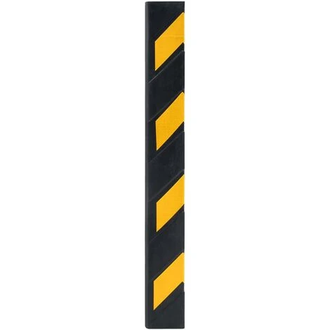 Cornière De Protection Réfléchissante 5 Pcs Caoutchouc 80 Cm 5 Cornière De Protection Réfléchissante 5 Pcs Caoutchouc 80 Cm – Image 3