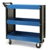 Servante D‘atelier 3 Niveaux Poignée Roues Plastique Frein Étagère Rangement Bord Surélevé Chariot -Stanleyfaco Magasin 26964364 1