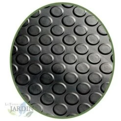 Revêtement De Sol En Caoutchouc Cercles 3 Mm, 1,2 X 2 M