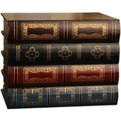 Boîte De Rangement Européenne Faux Livre De Simulation De Livre Rétro Bureau Livre Modèle Photo Prop Livre