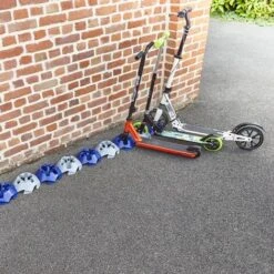 Mottez Support Trottinette Au Sol - LOT DE 2 Couleur Bleu -Stanleyfaco Magasin 28223112 3