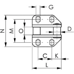 Patte D'accrochage 6847G T.1 AMF 1 PCS -Stanleyfaco Magasin 29172551 3
