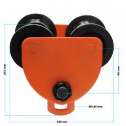 XPOtool HD Chariot Porte-palan Manuel 1000kg Largeur De La Bride Réglable 75-125mm Chariot Manuel -Stanleyfaco Magasin 29431390 2