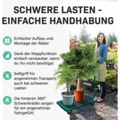 Chariot Plateforme Pliant – Capacité De Charge De 150kg Max. - Plateau De 47x73 Cm 10 Chariot Plateforme Pliant – Capacité De Charge De 150kg Max. - Plateau De 47x73 Cm -Stanleyfaco Magasin 29499858 4