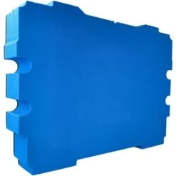 Vhbw Insert En Mousse Compatible Avec Festool Systainer T-LOC Caisse à Outils - Mousse Rigide, Noir-bleu, 60mm