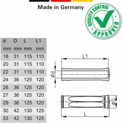 Poignée 24 X 125 Mm Brouette Diable Transport Manutention (paire) 5 Poignée 24 X 125 Mm Brouette Diable Transport Manutention (paire) -Stanleyfaco Magasin 31440877 2