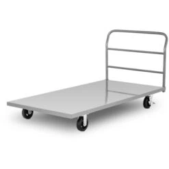 MSW Chariot À Plateforme Chariot De Manutention Transport Acier 180x95x90cm 500kg