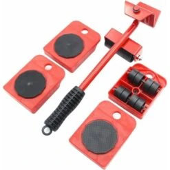 LITZEE Ensemble D'outils De Déplacement Pour Meubles - Glissière De Meubles - Roulette Robuste - Déplace Jusqu'à 300 Kg - Convient Pour Canapés, Canapés Et Réfrigérateurs