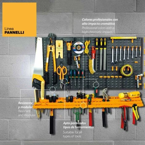 Garage Mur Outil Kit De Rangement Outils Organiseur Maison Étagères Y Compris 50 Crochets 5 Garage Mur Outil Kit De Rangement Outils Organiseur Maison Étagères Y Compris 50 Crochets – Image 3