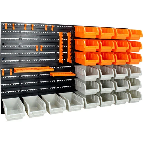 Ensemble De Casiers Et Rangements, Panneaux Muraux De Bricolage, 46 Pieces, Dimensions: 47,5 X 27,1 X 16,3 Cm 3 Ensemble De Casiers Et Rangements, Panneaux Muraux De Bricolage, 46 Pieces, Dimensions: 47,5 X 27,1 X 16,3 Cm