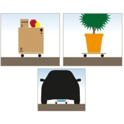 Plateau Roulant à Roulettes 8 Plateau Roulant à Roulettes -Stanleyfaco Magasin 3602534 3