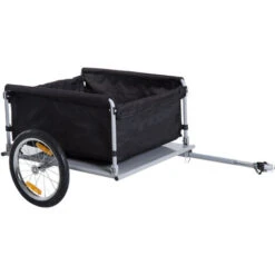 HOMCOM Remorque De Transport Vélo Cargo Barre D'attelage Incluse Housse Amovible 4 Réflecteurs Charge Max. 40 Kg Noir Jaune 11 HOMCOM Remorque De Transport Vélo Cargo Barre D'attelage Incluse Housse Amovible 4 Réflecteurs Charge Max. 40 Kg Noir Jaune -Stanleyfaco Magasin 37975606 5