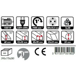 Peugeot - Mini Tronçonneuse à Métal 1280W Ø180W Avec étau Orientable - EnergyCut 180MC -Stanleyfaco Magasin 38058123 4