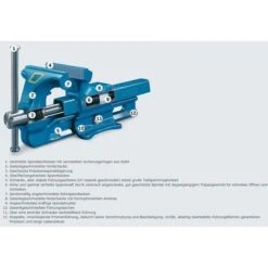 Etau Heuer 100 Mm, Enclume, Ecartement Des MÃ¢â‚Â°choires 0-125 Mm, Etau D'etabli -Stanleyfaco Magasin 40191435 5